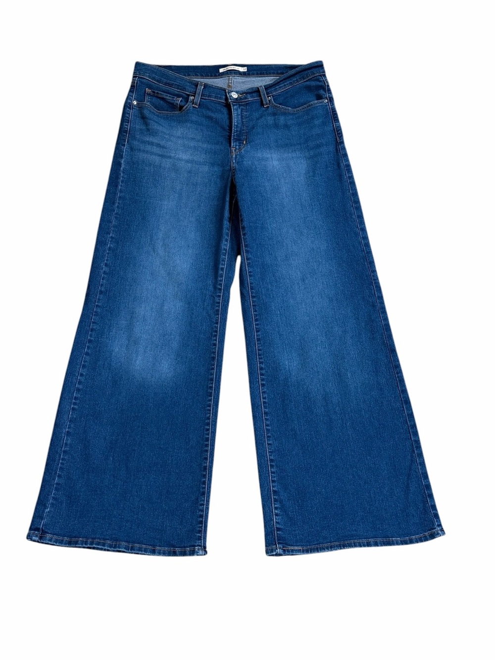 Levi's Women's 318 Shaping Wide Leg Jeans Size 32 - Picture 3 of 11